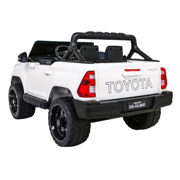 Джип на акумуляторі 4x4 Toyota Hilux, білий