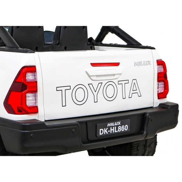 Джип на акумуляторі 4x4 Toyota Hilux, білий