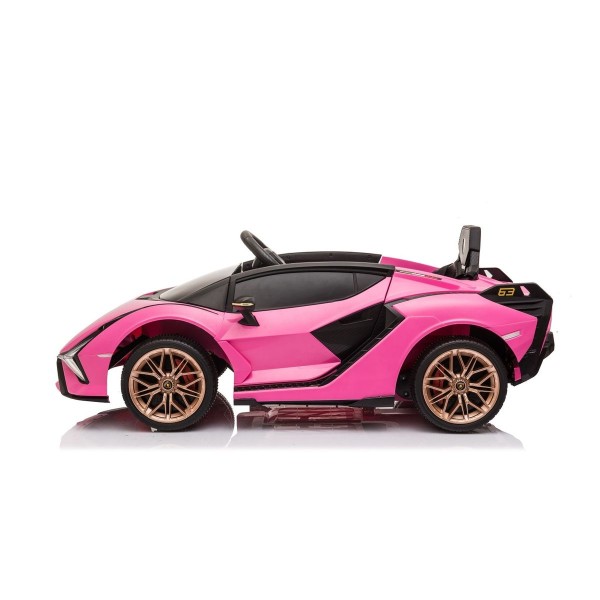 Автомобіль на акумуляторі 4x4 Lamborghini SIAN, рожевий