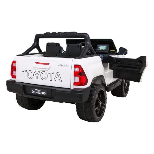Джип на акумуляторі 4x4 Toyota Hilux, білий
