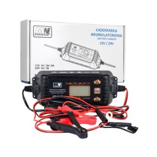 Зарядний пристрій з дисплеєм LCD 12V i 24V + 2 Tryby specjalne