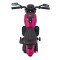 Мотоцикл на акумуляторі Chopper FASTER, рожевий