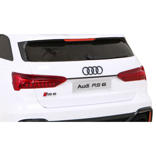 Автомобіль на акумуляторі Audi RS 6, білий