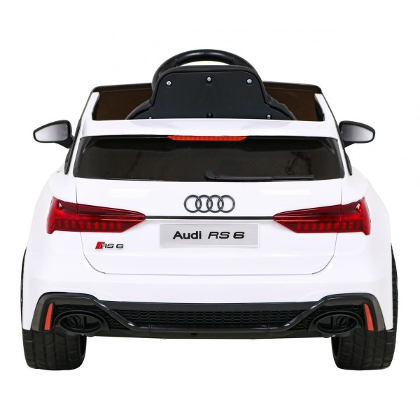 Автомобіль на акумуляторі Audi RS 6, білий