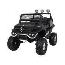 Джип на акумуляторі 4x4 Mercedes Benz Unimog, чорний