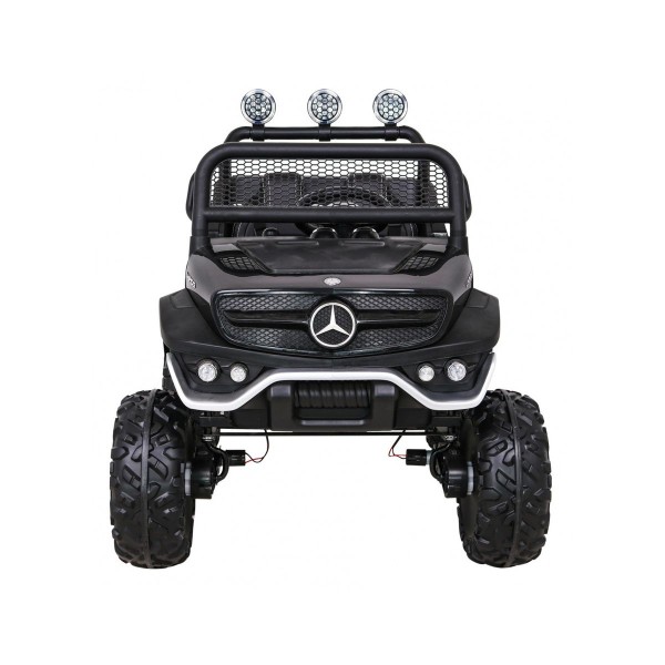 Джип на акумуляторі 4x4 Mercedes Benz Unimog, чорний