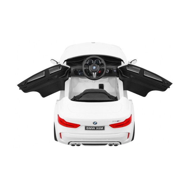 Автомобіль на акумуляторі BMW X6M, білий