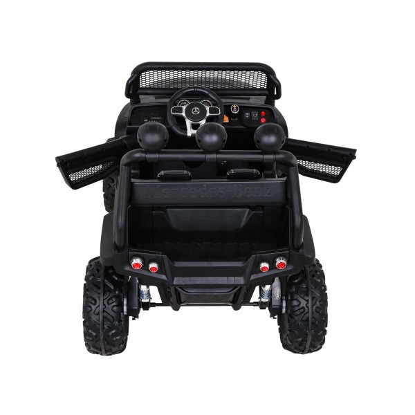 Джип на акумуляторі 4x4 Mercedes Benz Unimog, чорний
