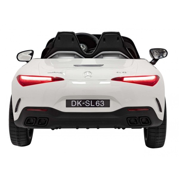 Автомобіль на акумуляторі Mercedes Benz AMG SL63, білий