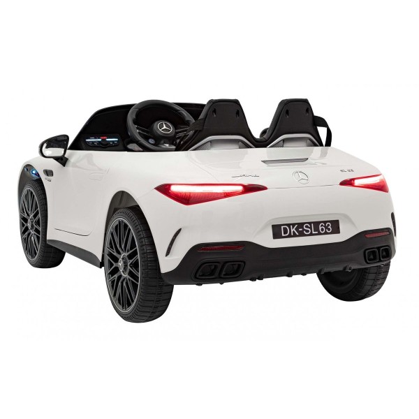 Автомобіль на акумуляторі Mercedes Benz AMG SL63, білий