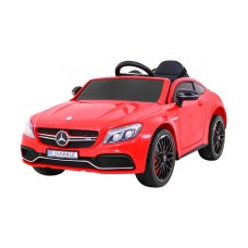 Автомобіль на акумуляторі Mercedes Benz C63 AMG, червоний