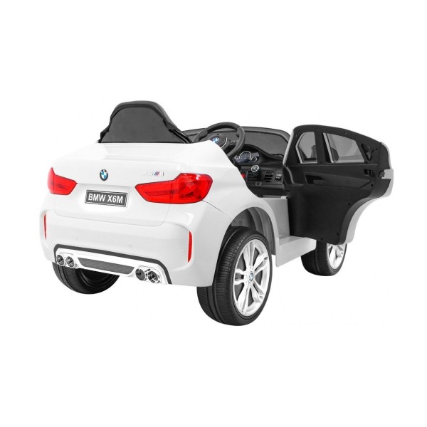Автомобіль на акумуляторі BMW X6M, білий