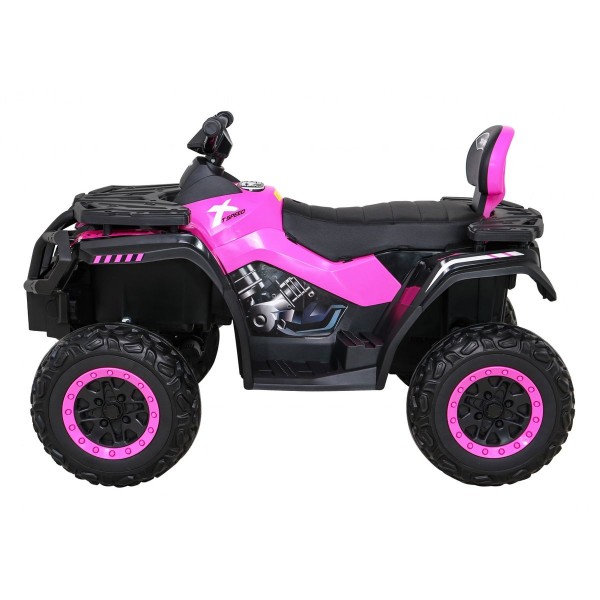 Квадроцикл 4x4 на акумулятор Quad XT-Speed, рожевий