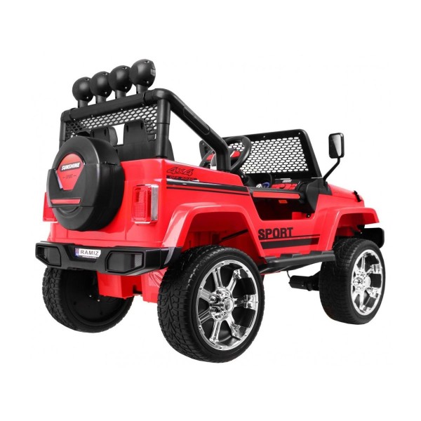 Джип на акумулятор 4x4 Ramiz Raptor Drifter, червоний