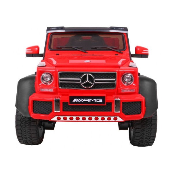 Джип на акумуляторі 6x6 шестиколісний Mercedes G63, червоний