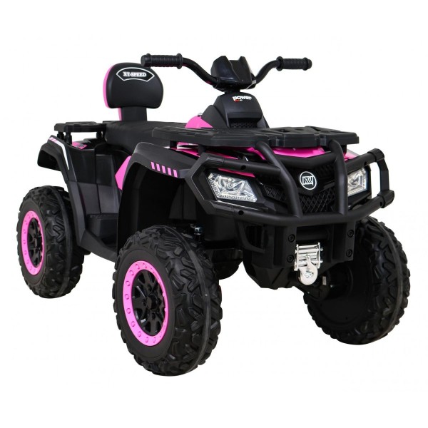 Квадроцикл 4x4 на акумулятор Quad XT-Speed, рожевий