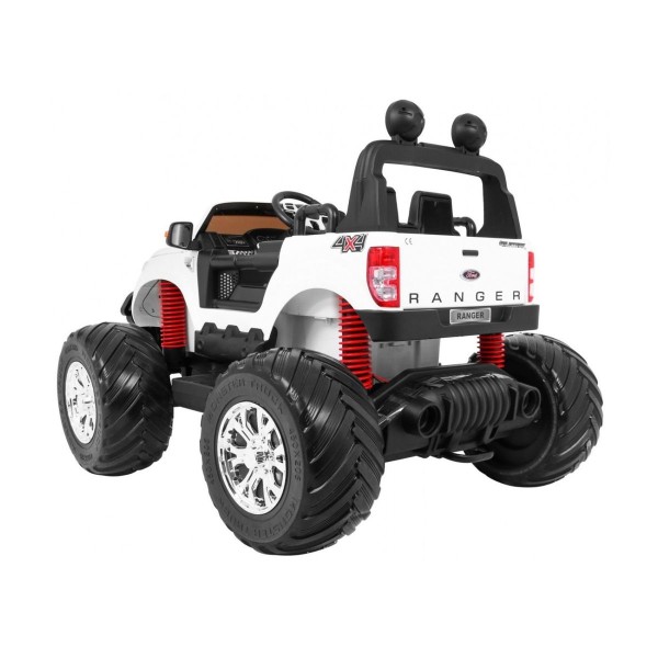 Джип на акумулятор Ford Ranger Monster 4x4, білий