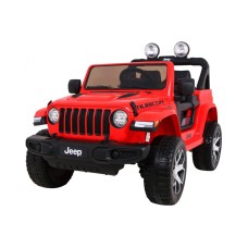 Джип на акумуляторі 4x4 Jeep Wrangler Rubicon, червоний