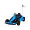 Автомобіль карт дрифтовий на акумулятор Ramiz Gokart Speed 7 Drift King, блакитний