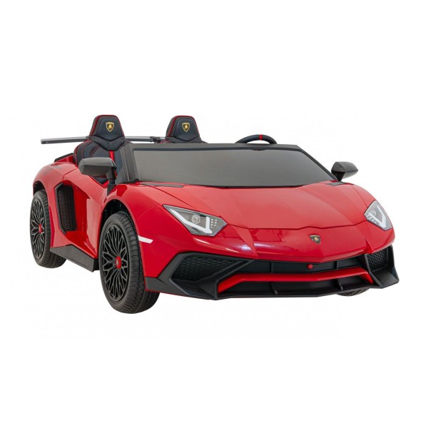 Автомобіль на акумуляторі двомісний Lamborghini Aventador SV, червоний