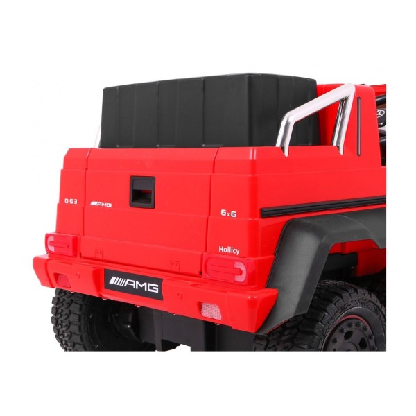 Джип на акумуляторі 6x6 шестиколісний Mercedes G63, червоний