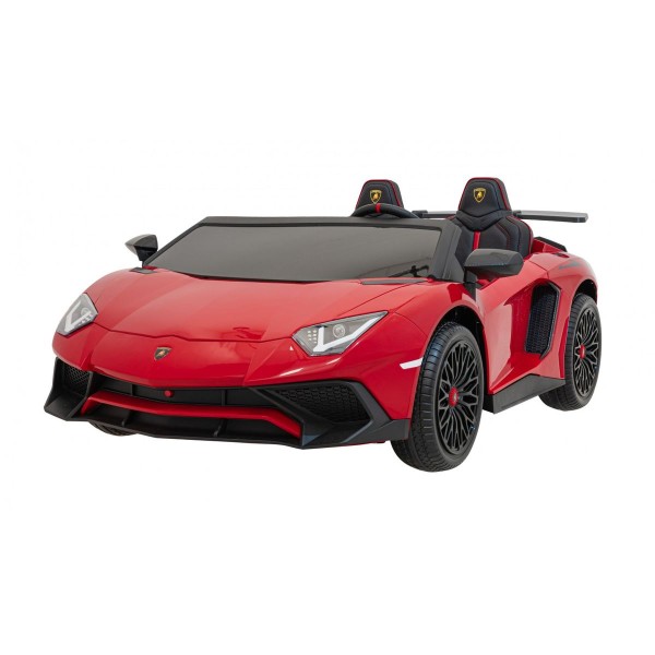 Автомобіль на акумуляторі двомісний Lamborghini Aventador SV, червоний