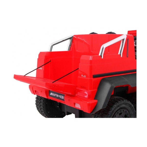 Джип на акумуляторі 6x6 шестиколісний Mercedes G63, червоний