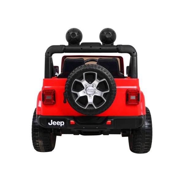 Джип на акумуляторі 4x4 Jeep Wrangler Rubicon, червоний