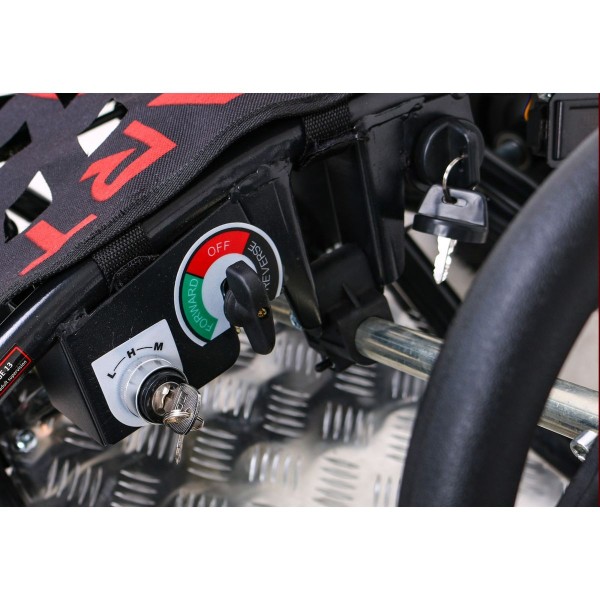 Автомобіль карт 30км/год на акумулятор GoKart Fast Dragon, блакитний