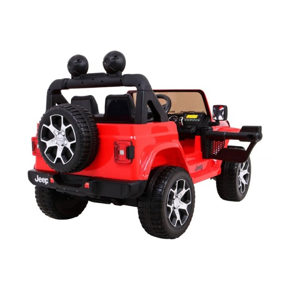 Джип на акумуляторі 4x4 Jeep Wrangler Rubicon, червоний
