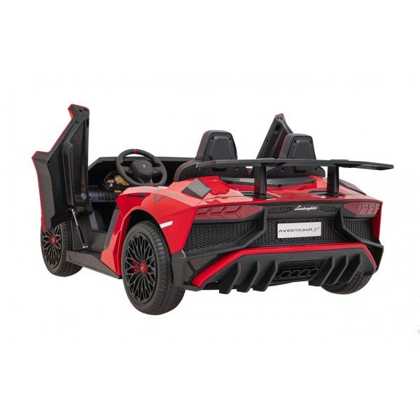 Автомобіль на акумуляторі двомісний Lamborghini Aventador SV, червоний