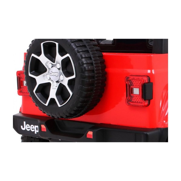 Джип на акумуляторі 4x4 Jeep Wrangler Rubicon, червоний
