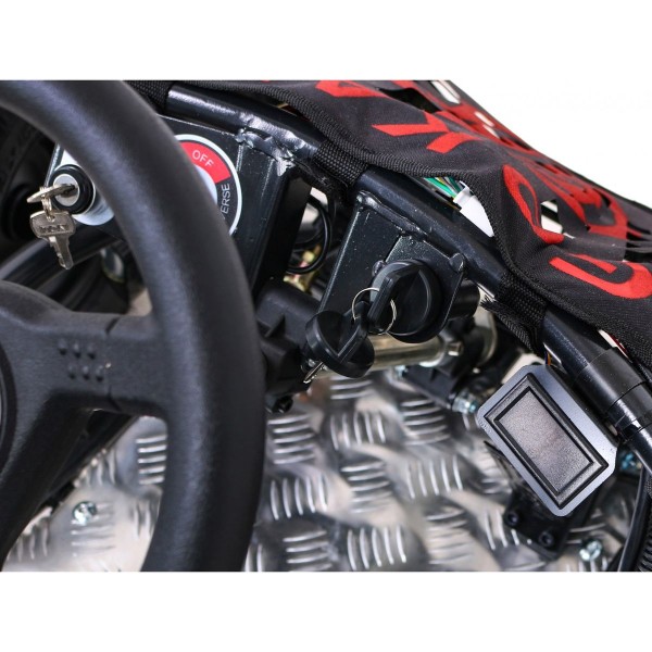 Автомобіль карт 30км/год на акумулятор GoKart Fast Dragon, блакитний