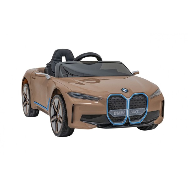 Автомобіль на акумуляторі BMW i4, золотий