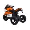 Мотоцикл триколісний на акумуляторі Ramiz SUPER Motorcycle, оранжевий