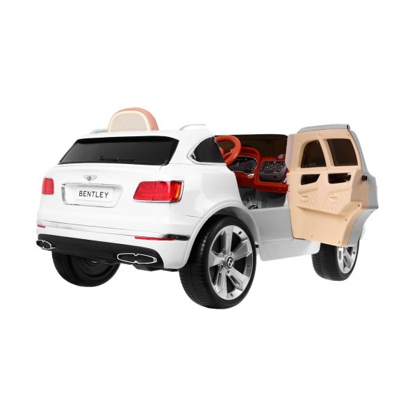 Автомобіль на акумуляторі Bentley Bentayga, білий
