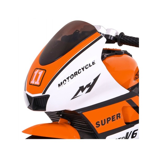 Мотоцикл триколісний на акумуляторі Ramiz SUPER Motorcycle, оранжевий