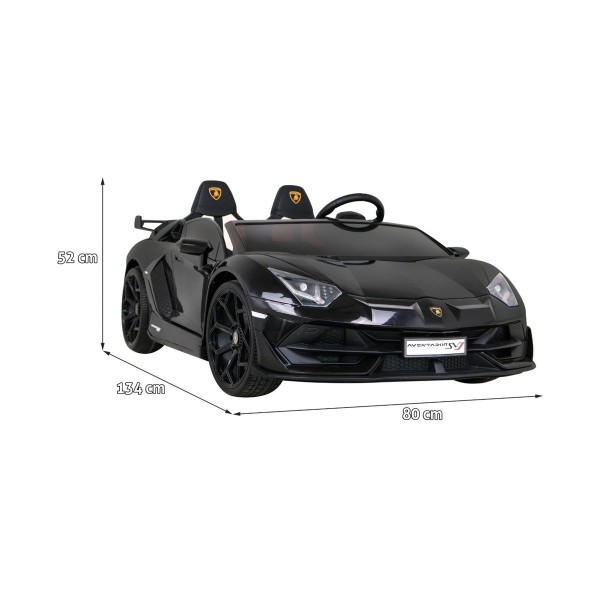 Автомобіль на акумуляторі для дріфту двомісний Lamborghini SVJ DRIFT, чорний