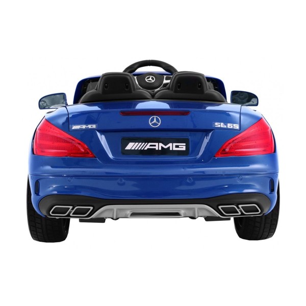 Автомобіль на акумуляторі Mercedes AMG SL65, лакований, блакитний