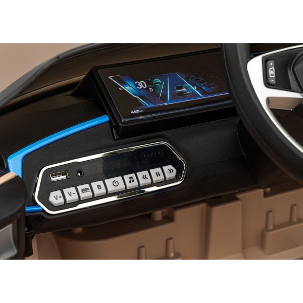 Автомобіль на акумуляторі BMW i4, золотий