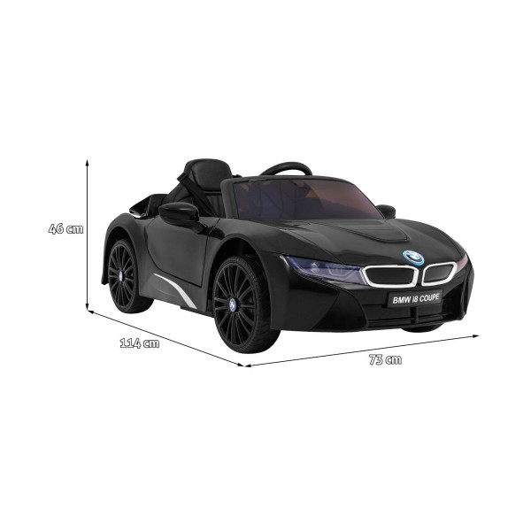 Автомобіль на акумуляторі BMW I8 Lift, чорний