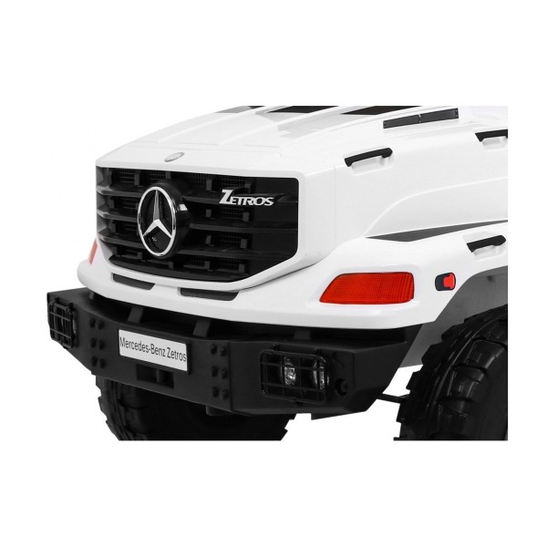 Джип на акумуляторі двомісний Mercedes-Benz Zetros, білий