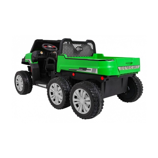 Джип на акумулятор 4x6 шестиколісний двомісний Ramiz Farmer Truck, синій