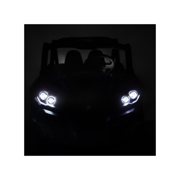 Баггі 4x4 на акумулятор Ramiz SuperStar з дисплеєм, білий