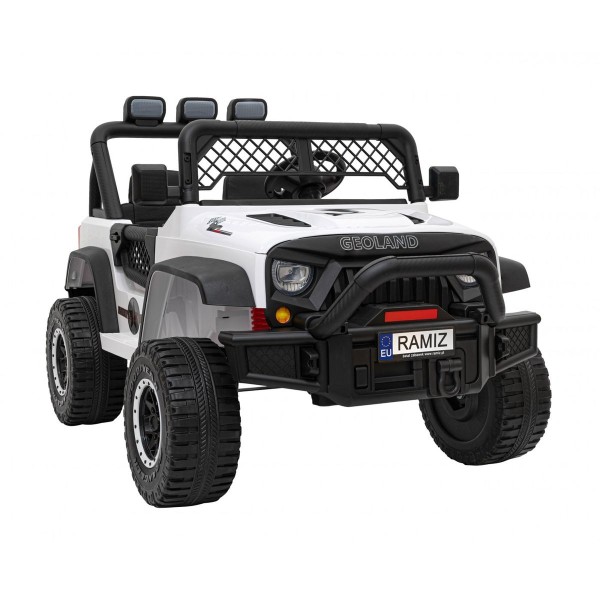 Джип на акумуляторі двомісний 4х2 Geoland Power, білий