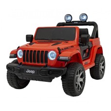 Джип на акумуляторі 4x4 Jeep Wrangler Rubicon, оранжевий