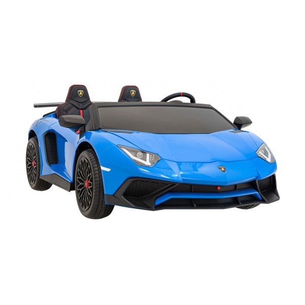 Автомобіль на акумуляторі двомісний Lamborghini Aventador SV, блакитний