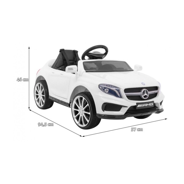 Автомобіль на акумуляторі Mercedes AMG GLA-45, білий