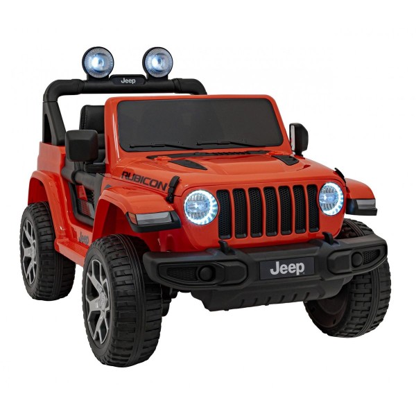 Джип на акумуляторі 4x4 Jeep Wrangler Rubicon, оранжевий