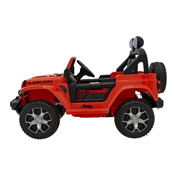 Джип на акумуляторі 4x4 Jeep Wrangler Rubicon, оранжевий
